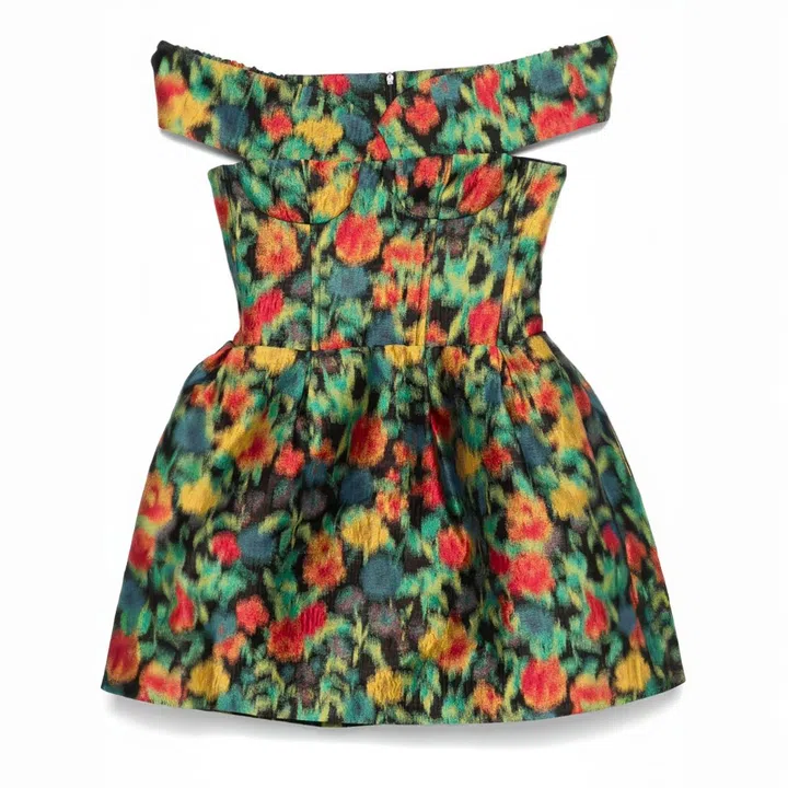 Shushu/Tong polyester mini dress, $817, www.farfetch.com