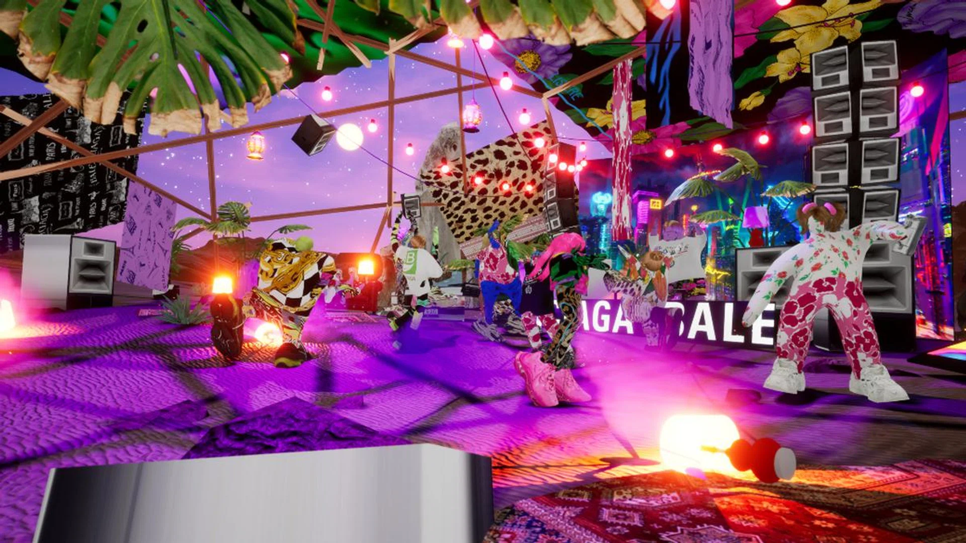 Balenciaga Loops is a series of alternately fun and trippy video art/music mixes that the house launches monthly on its Youtube channel. Each animation taps on different artists; here, the works of Stockholm-based graphic designer Carl Herner, featuring characters at a rave decked out in oversized interpretations of Balenciaga wares.