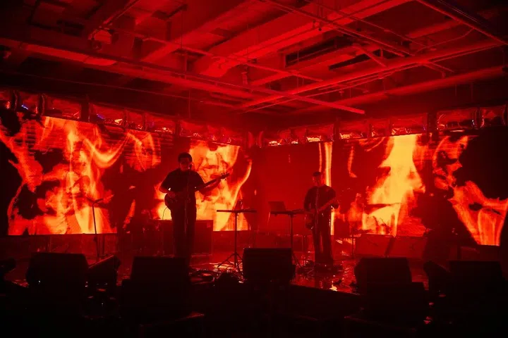 musicians playing a gig at sonic shaman, a sound festival that’s making its debut at singapore art week 2026.