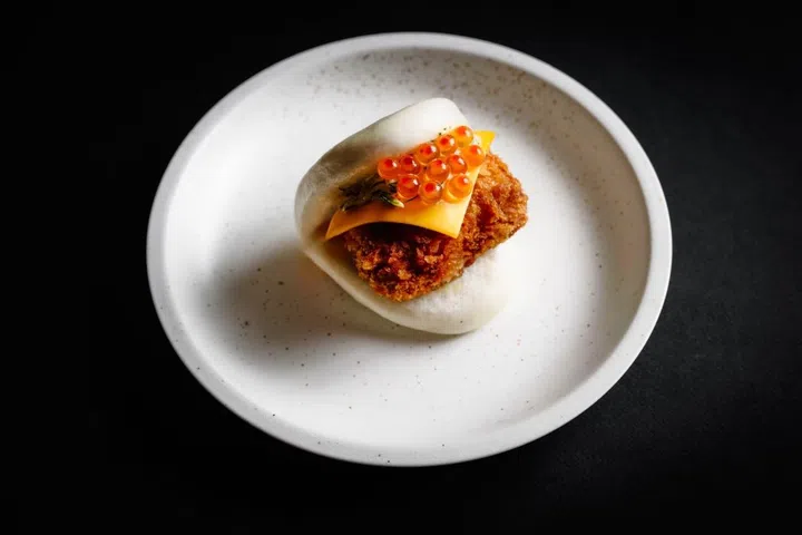 Fish Finger Bao from King Clarence sydney restaurant