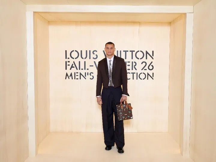 mens Louis Vuitton 2026 show tyriq withers