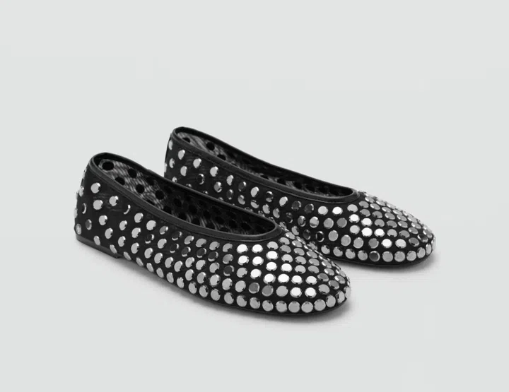 Mesh Ballet Flats Singapore Mango