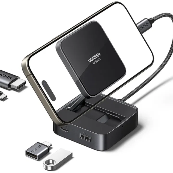 UGREEN USB C Hub, 4-in-1 Magnetic Type C to HDMI Adapter