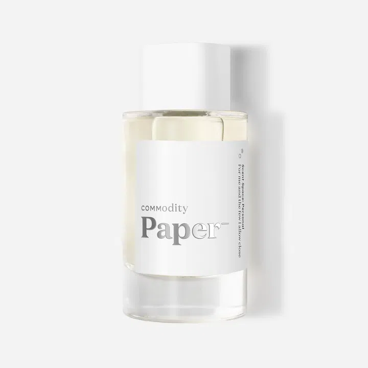 Book-inspired perfumes: Commodity Paper