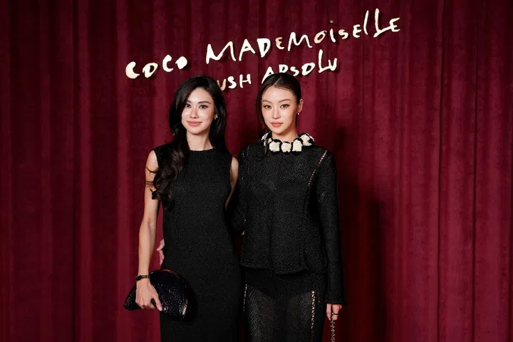 lena and miu at chanel coco mademoiselle crush absolu party in paris