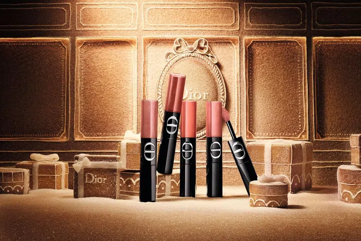 Dior Beauty Holiday 2026 collection - Dior Rogue Dior Sequin Liquid Duo lipstick