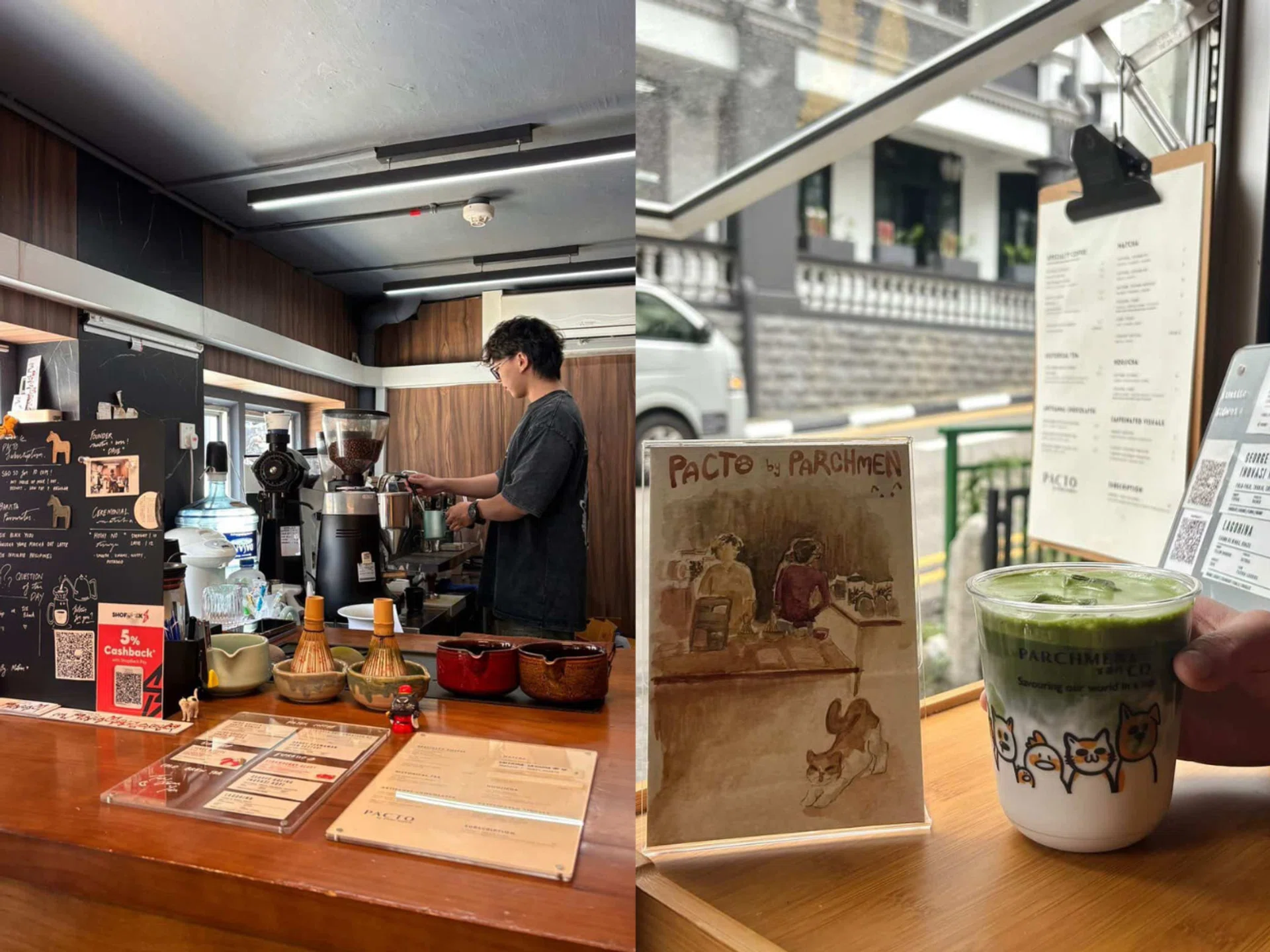 Pacto by Parchmen - coffee cafe at Kada Maxwell Singapore