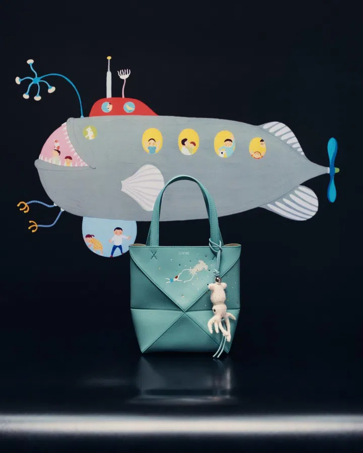 LOEWE SUNA FUJITA PUZZLE TOTE