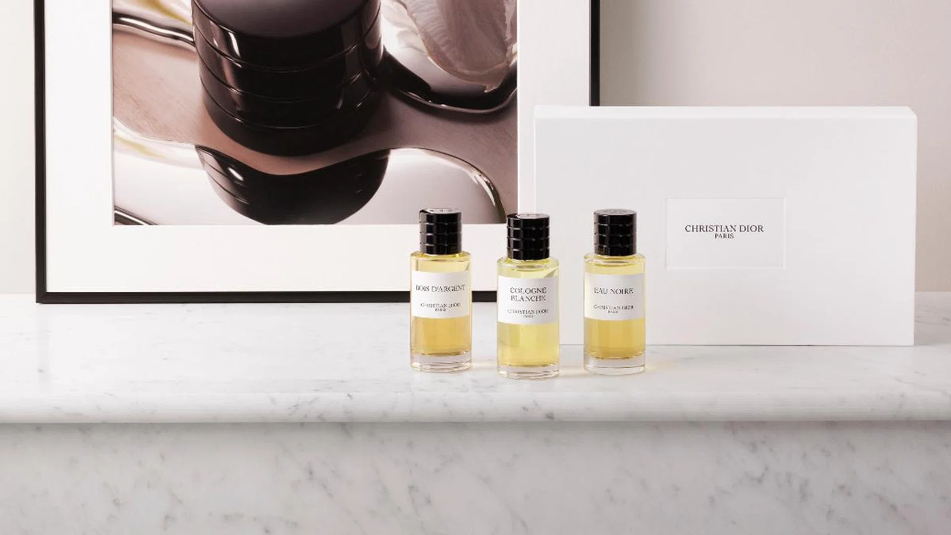 Perfumer Francis Kurkdijian has re-released this trio of scents that were inspired by his visit to the house's flagaship at Avenue Montaigne in 2004. Credit: Dior