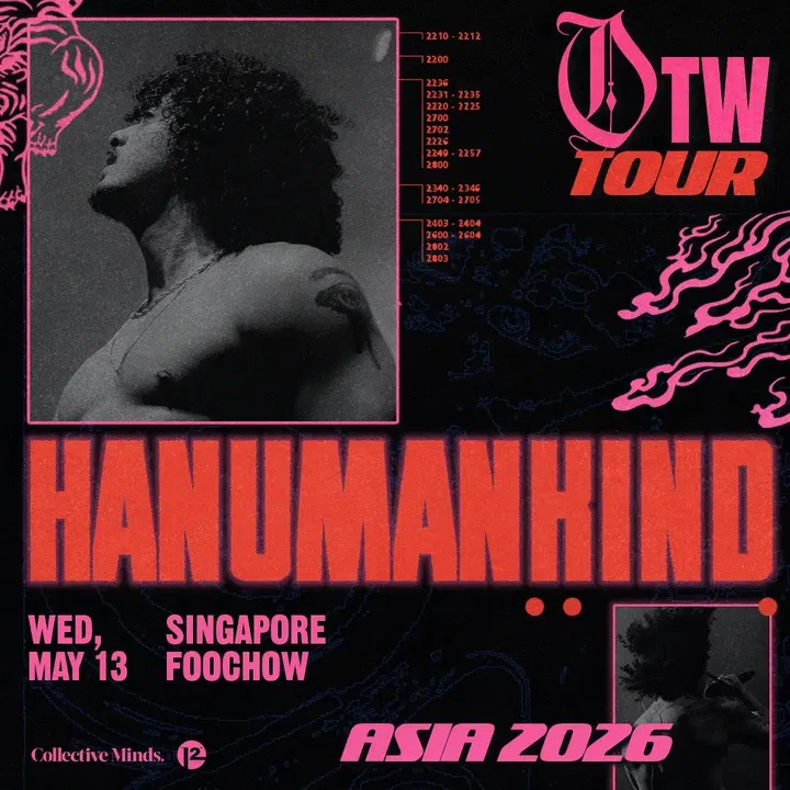 Best parties Singapore May 2026 - Hanumankind