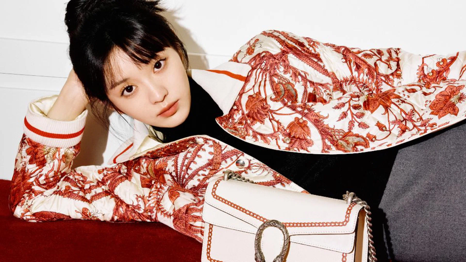 Gucci ropes in actress Tian Xiwei to ring in the Year of the Dragon capsule line. Credit: Gucci