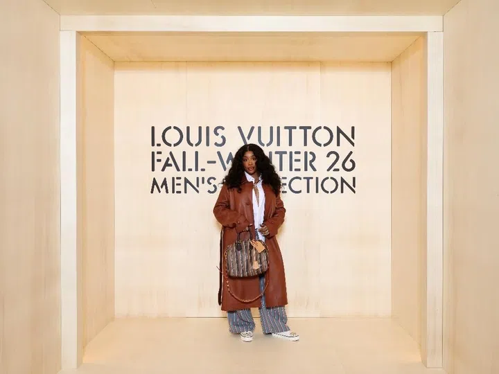 sza mens Louis Vuitton 2026 show