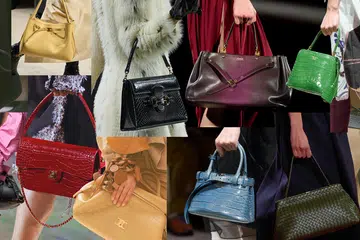 Vintage-inspired luxury branded handbags Fall Winter 2026