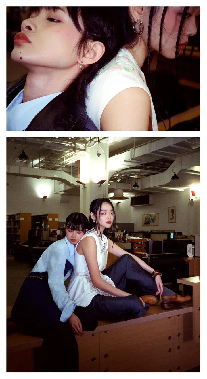 miu miu ss26 collection fashion shoot tan siyou amoeba photography