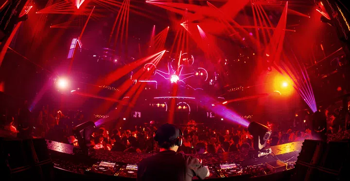 Expect high-energy sets, immersive lights and a dance floor that never sleeps at Born This May. Credit: Marquee Singapore