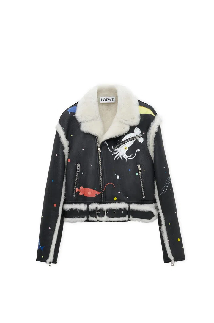 biker jacket loewe suna fujita