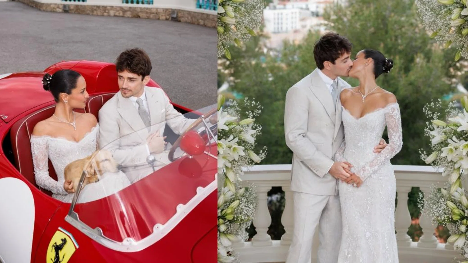 alexandra leclerc wedding dress suit details 