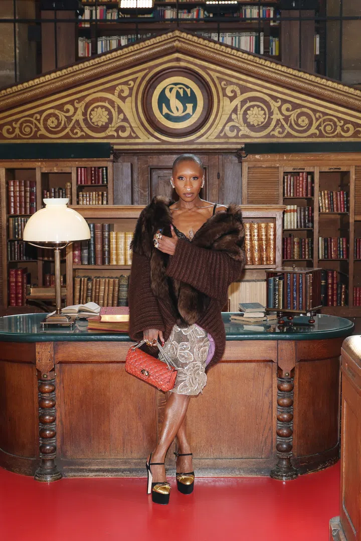 Cynthia Erivo at Valentino Spring Summer 2027 show Paris Fashion Week
