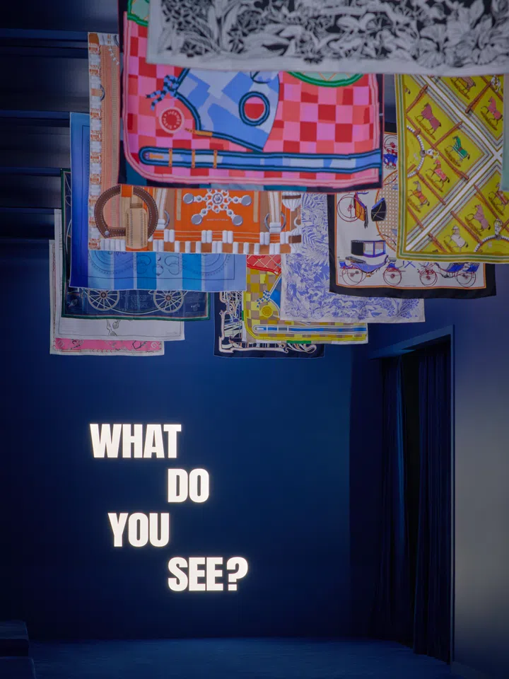 The Silky Way exhibition by Hermes