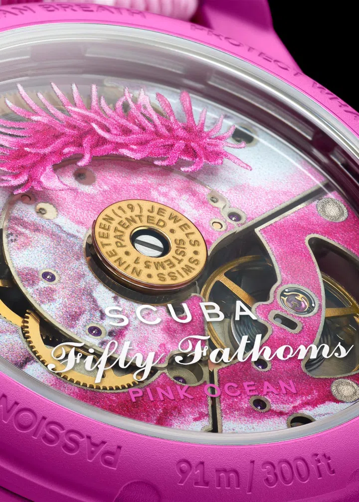 blancpain swatch fifty fathoms caseback