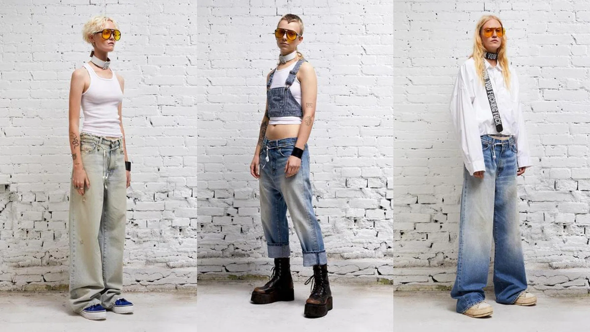Denim rockstars. Credit: R13