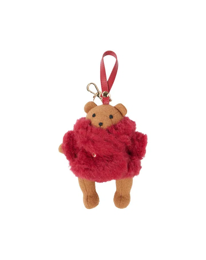 bag accessories jane birkinify bag charm bag decoration max mara bear fluffy key chain cute
