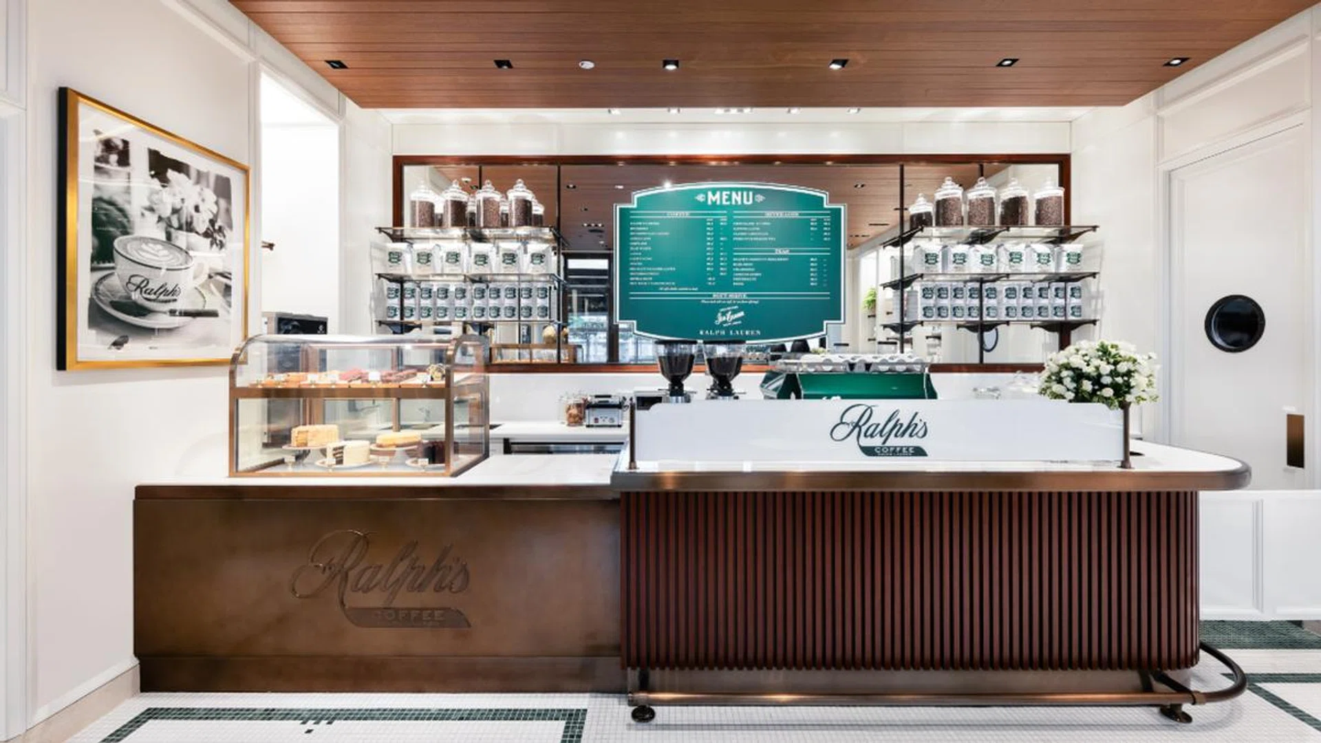 The stylish Ralph's Coffee is bringing its signature old-school American diner vibe to Singapore. Credit: Ralph Lauren