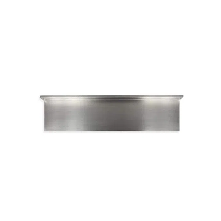 Stainless steel wall shelf