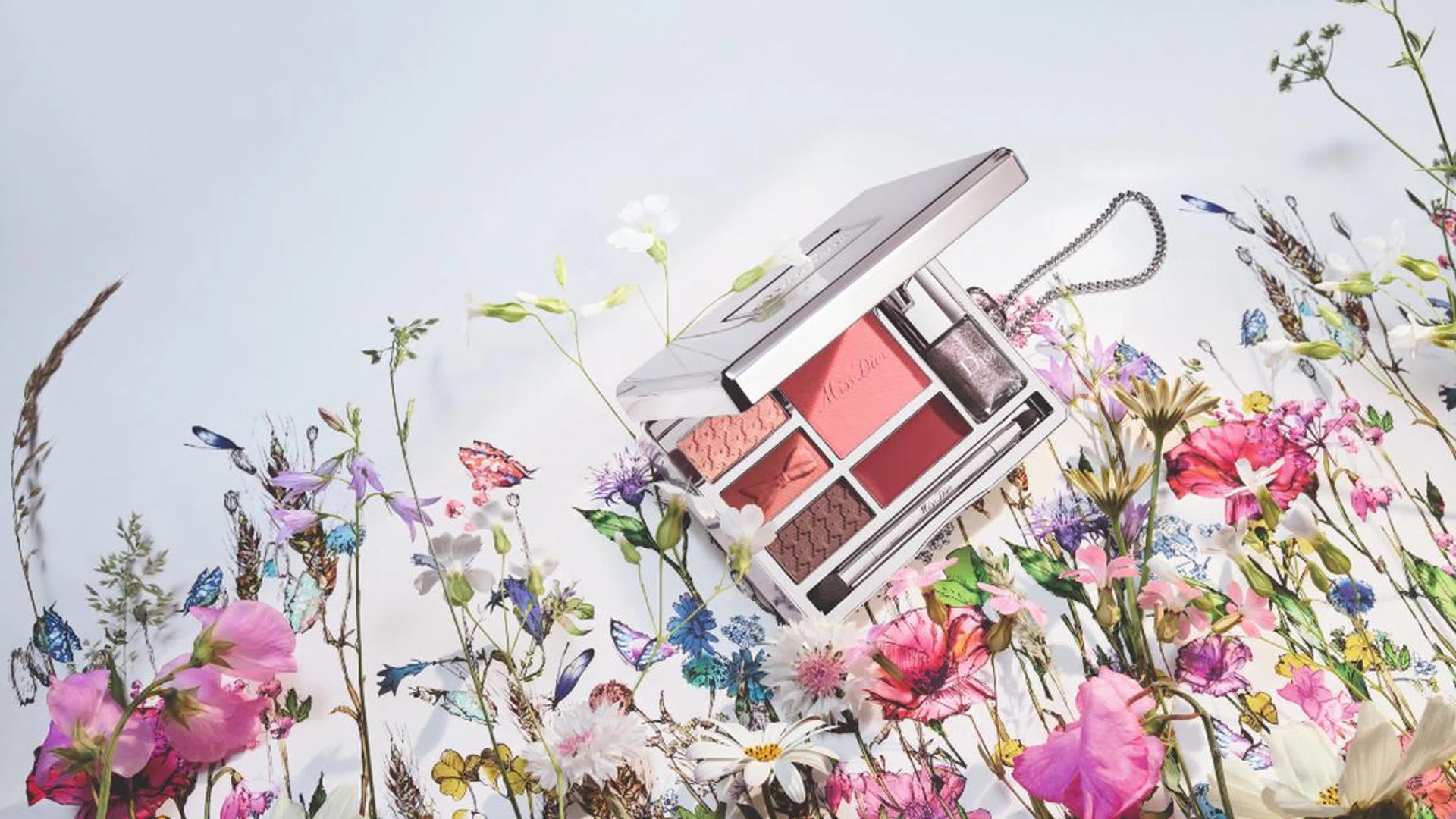 We're eyeing this pretty new Miss Dior palette. Credit: Dior Beauty