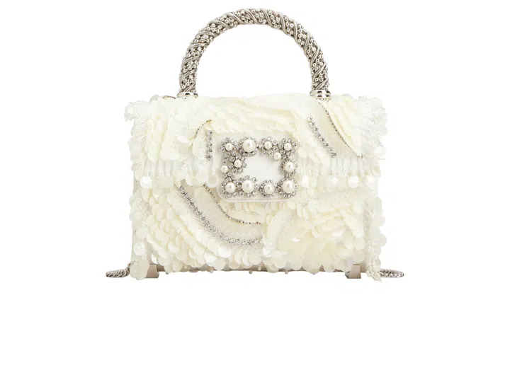 Roger Vivier Singapore-exclusive bag ivory white Merlion