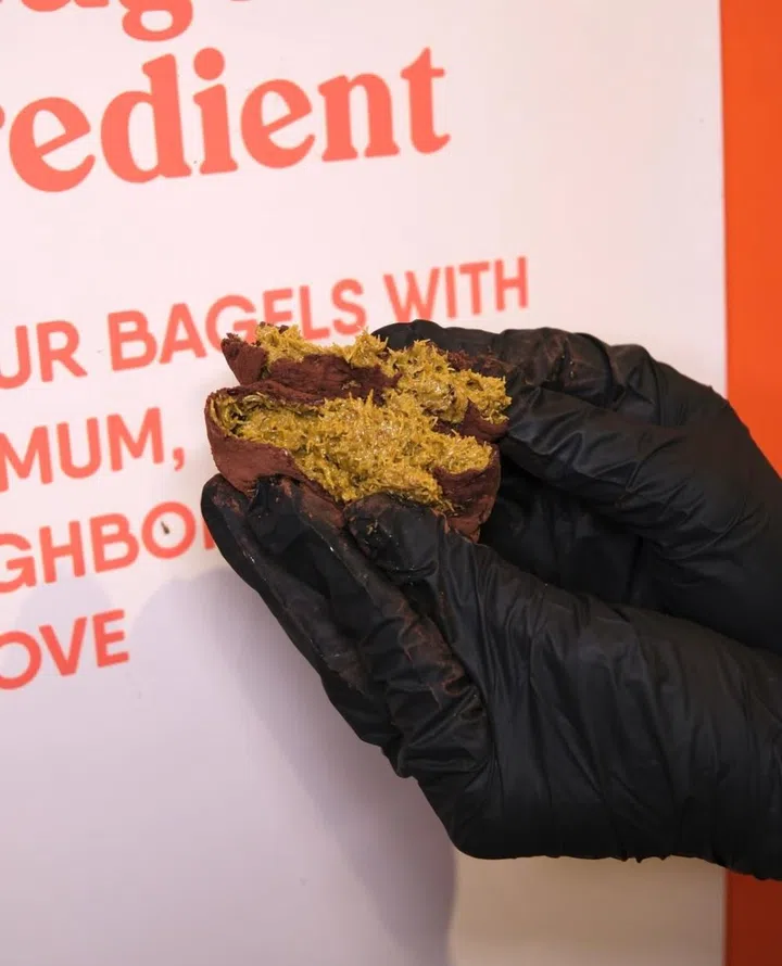 dubai chewy cookie Singapore at B for Bagel cafe