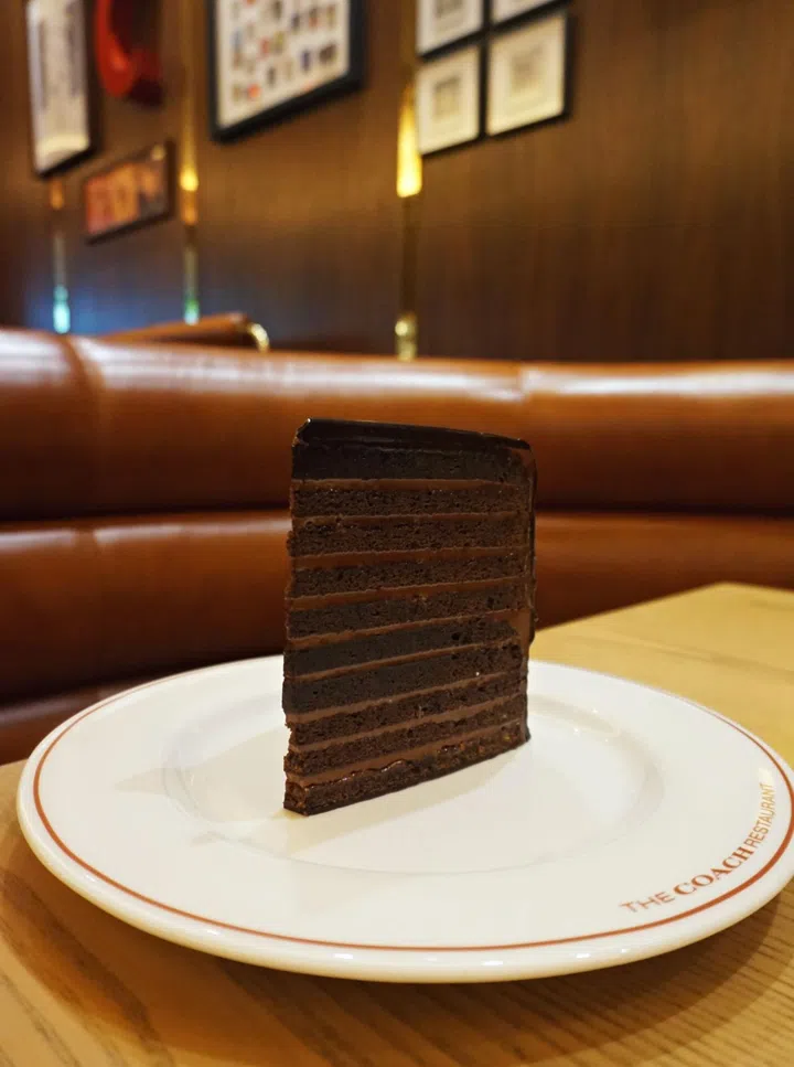 Coach Restaurant Singapore review - 20 layer chocolate cake