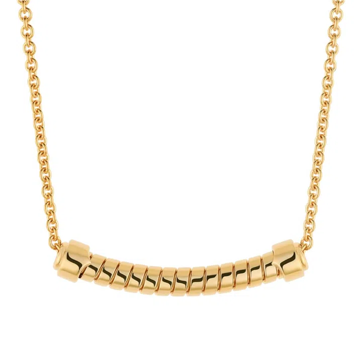 Bvlgari Tubogas 18K yellow gold necklace, $4,970