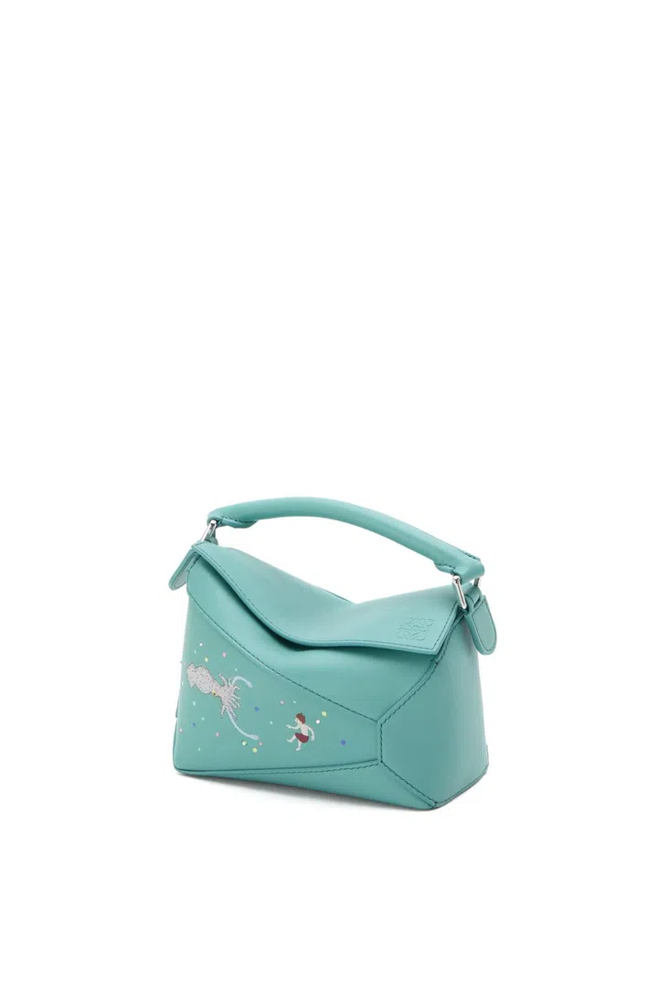 loewe suna fujita holiday christmas collection 2024 puzzle bag mini