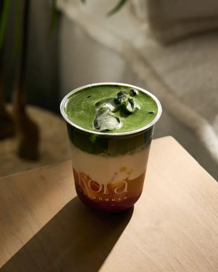 Rituals of Kora matcha latte everton park mango matcha latte