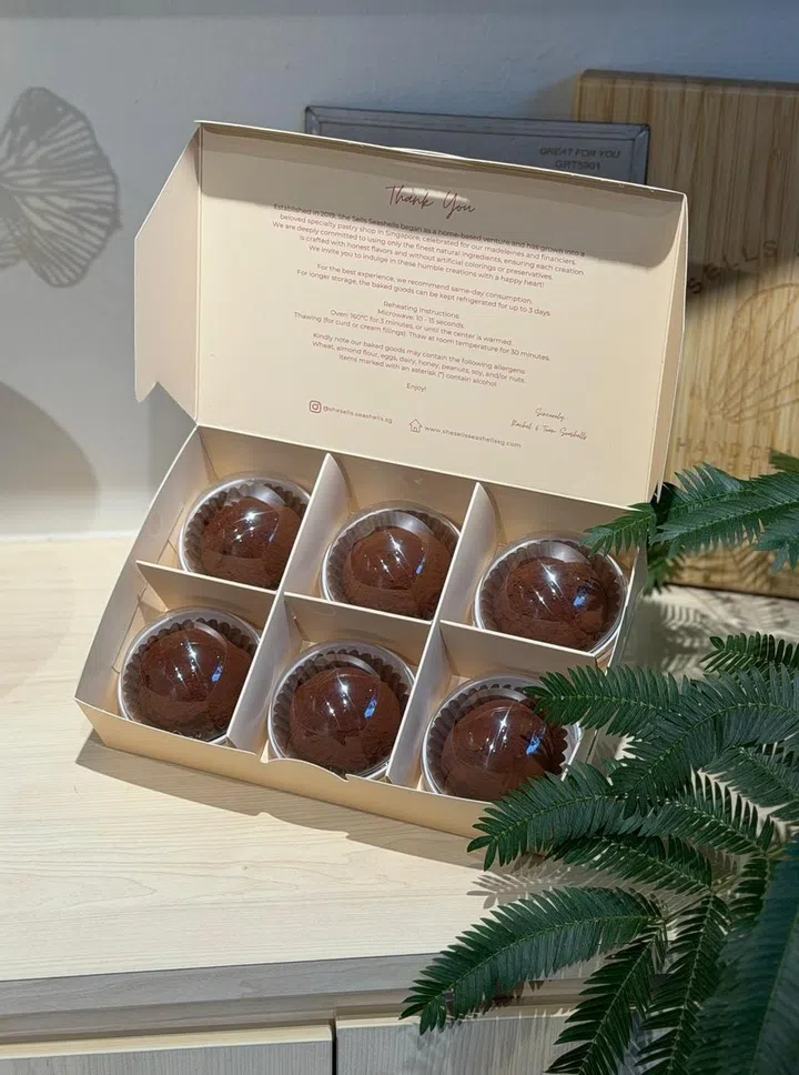 dubai chewy cookie Singapore at She sells seashells bakery