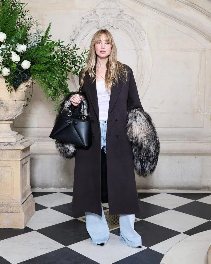 jennifer lawrence dior haute couture 2026 paris