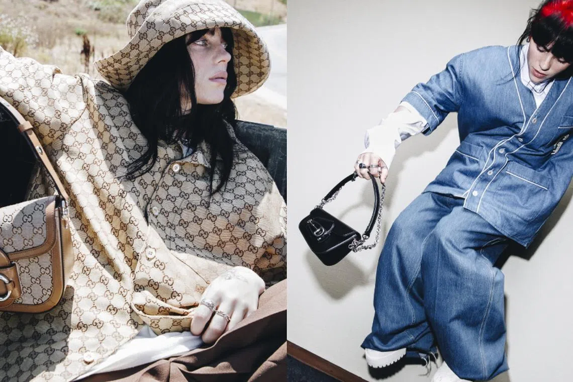 Gucci Debuts Its First Vegan Leather Bag Billie Eilish Campaign