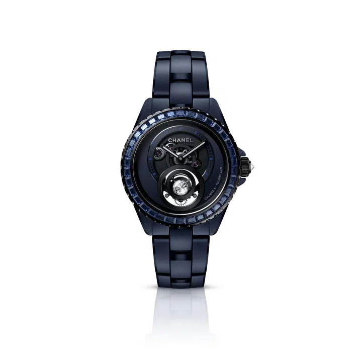 chanel J12 Bleu Diamond Tourbillon