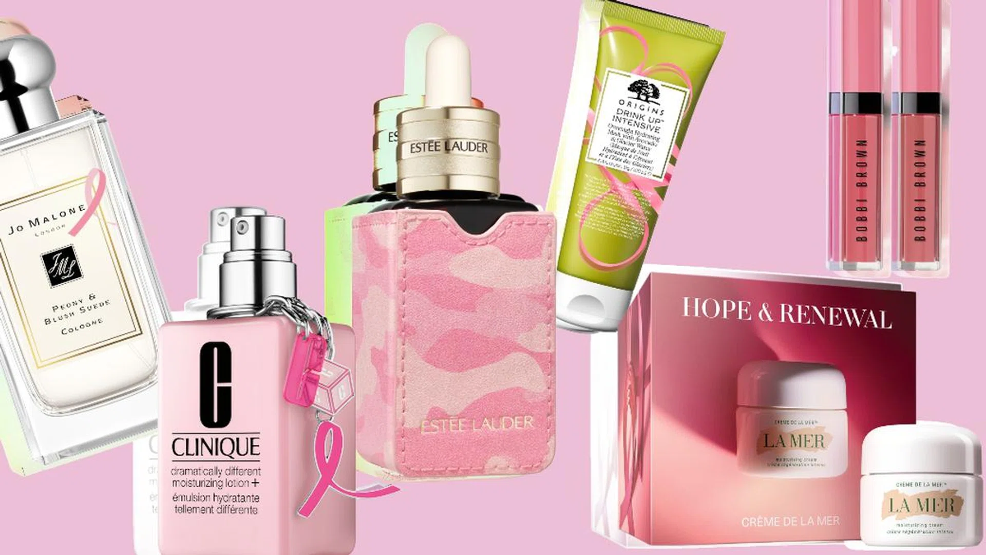 Think pink. Credit: Estee Lauder Companies