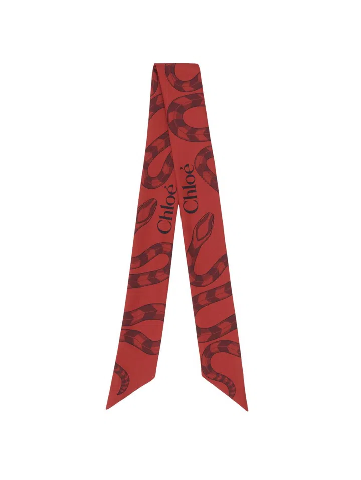 Chloe bracelet hobo bag Lunar New Year capsule collection chinese new year outfit red snake scarf