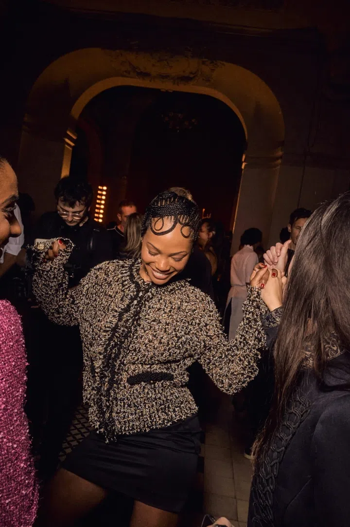 quenlin at chanel coco mademoiselle crush absolu party in paris