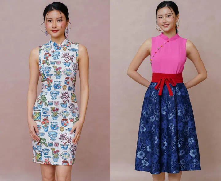 Modern Cheongsam Singapore Chinese New Year 2026 - Faire Belle