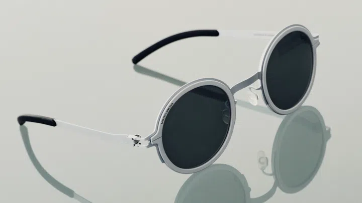 Rimowa Mykita Heritage MR007 silver round shades glasses