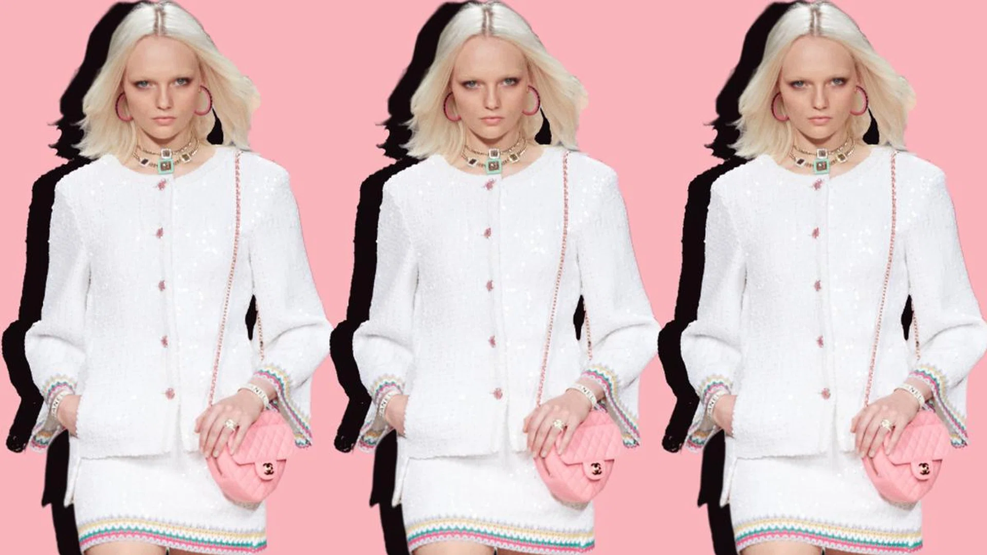 The look of love at the house of double Cs. Credit: Chanel