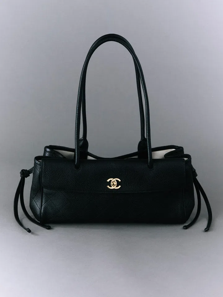 Chanel Calfskin small east-west shoulder bag