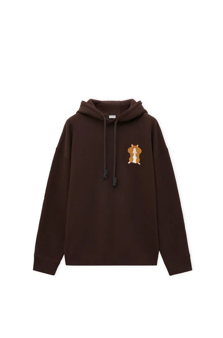 loewe suna fujita hoodie hamster relaxed fit