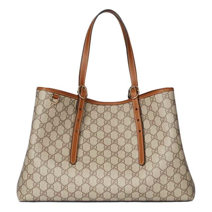 GG Emblem leather and canvas, $2,900, Gucci