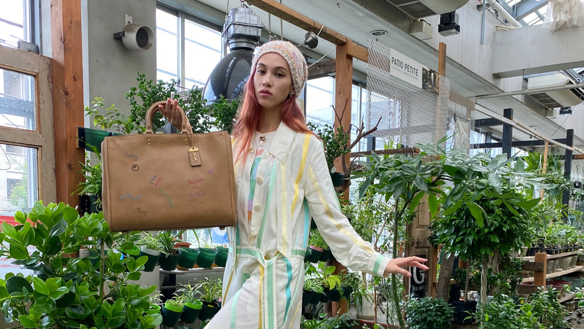Ace sustainable chic this season with brands like Coach. Credit: Coach