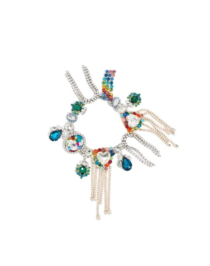 holiday christmas gift guide leo horoscope zodiac sign bimba y lola crystal choker necklace holiday collection 2024